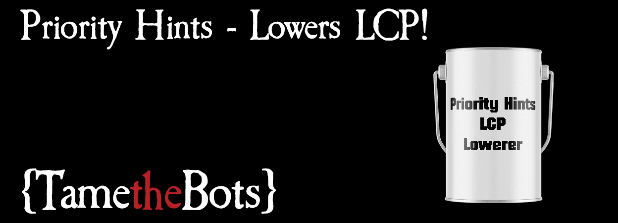 Priority Hints Lower LCP